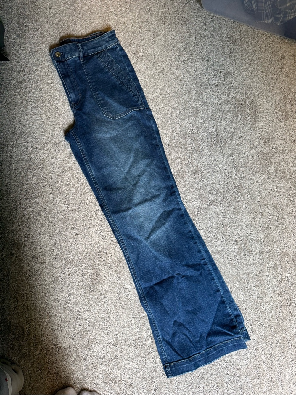White House Black Market Extra High Rise Trouser Jeans